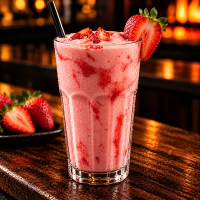 Morango ao leite – Sem álcool